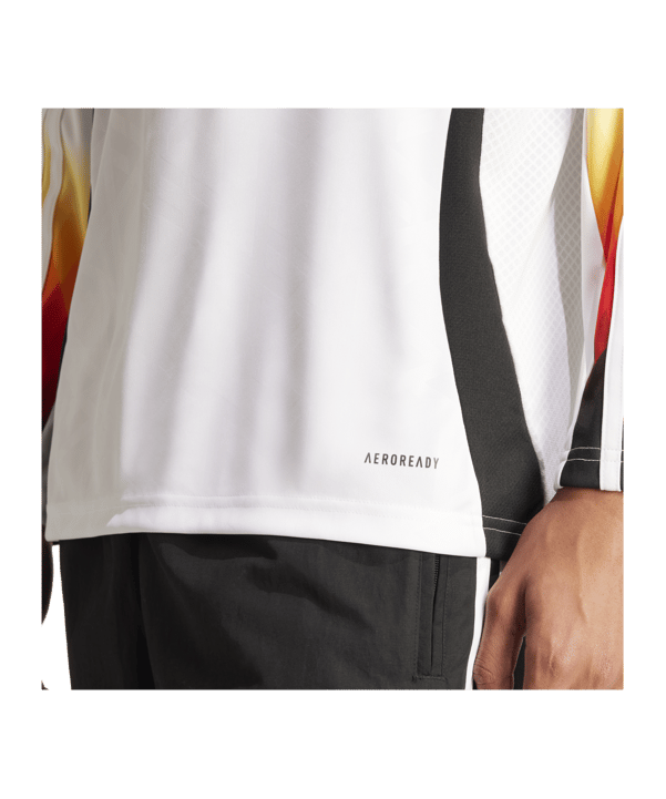 adidas DFB Deutschland Trikot langarm Home EM 2024 Weiss - weiss