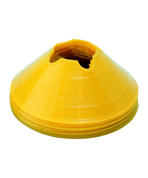 Cawila Markierungshauben M | 10er Set | Durchmesser 20cm, Höhe 6cm | gelb - gelb