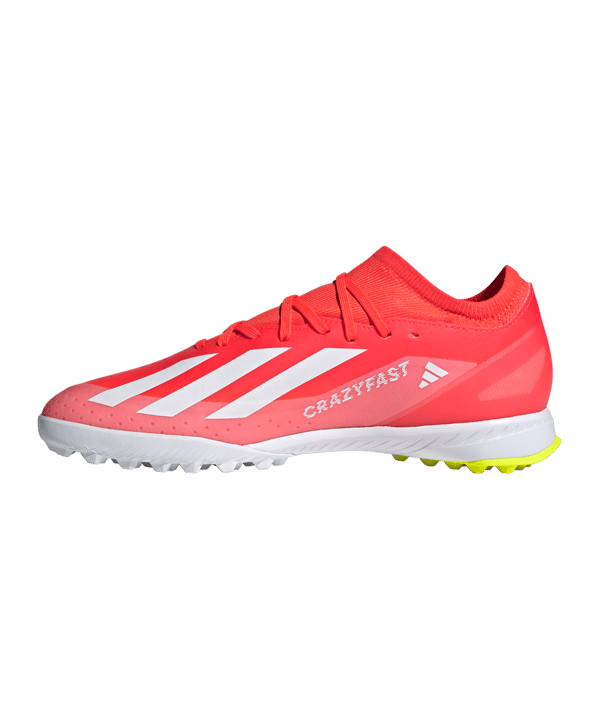 adidas X Crazyfast League TF Energy Citrus Rot Weiss Gelb - rot