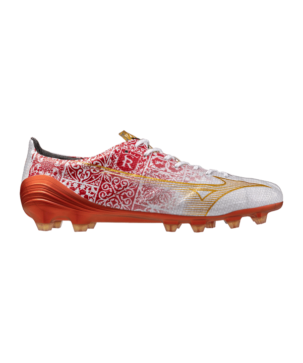 Mizuno Alpha Made in Japan FG Sergio Ramos Weiss Gold F04 - weiss