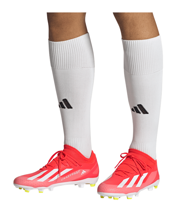 adidas X Crazyfast League FG Energy Citrus Rot Weiss Gelb - rot