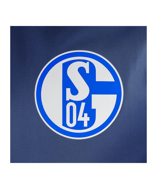 adidas FC Schalke 04 Team Regenjacke Blau - blau