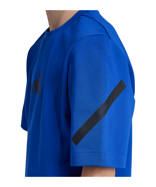 adidas ZNE T-Shirt Kids Blau - blau