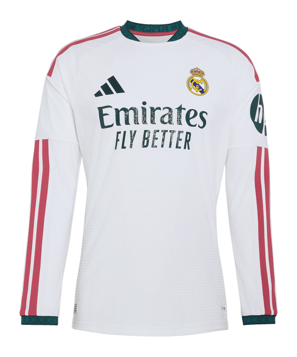 adidas Real Madrid Authentic Shirt met lange mouwen Home 2026/2027 Wit - wit