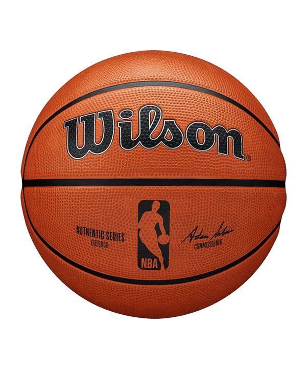 Wilson Authentic Series Outdoof Indoorball Silber - orange