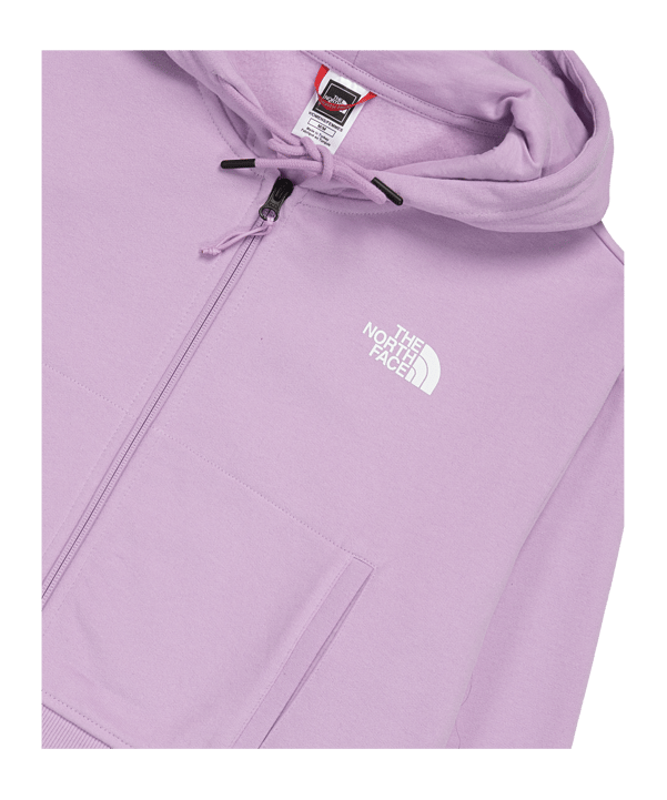 The North Face Icon Crop Kapuzenjacke Damen Lila - lila
