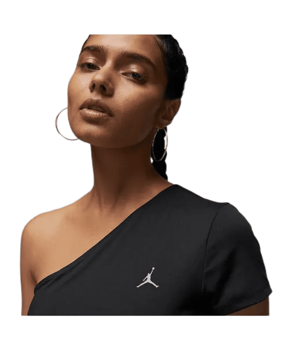 Jordan Asymmetrical T-Shirt Damen Schwarz F010 - schwarz