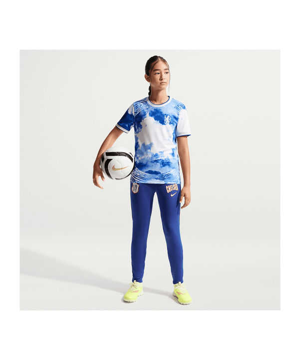 Nike Chelsea FC Prematch T-shirt 2026/2027 Kids Wit K101 - wit