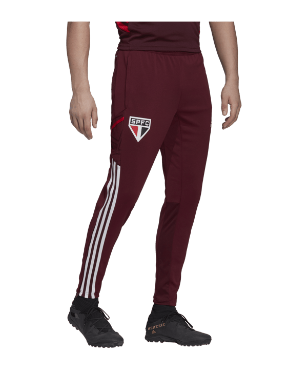adidas FC Sao Paulo Trainingshose Rot - weiss