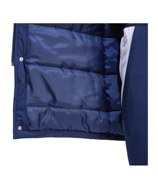 adidas Tiro 24 Kapuzenjacke Blau Weiss - blau