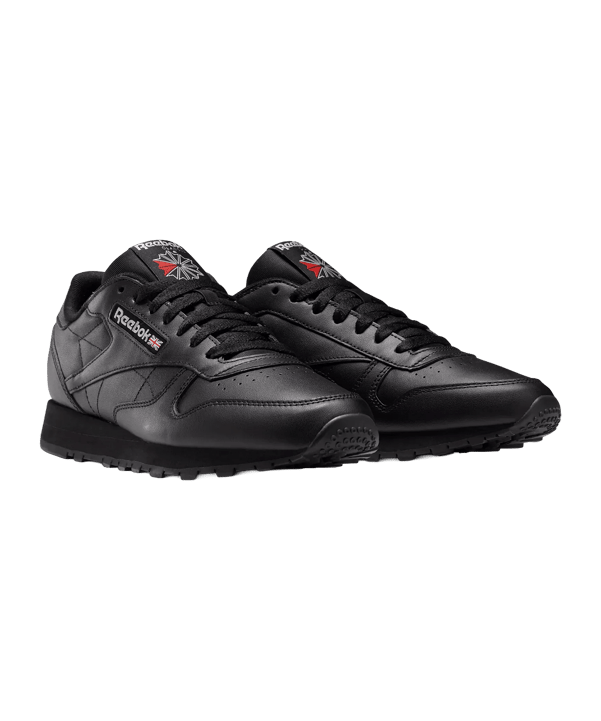 Reebok Classic Leather Sneaker Schwarz - schwarz