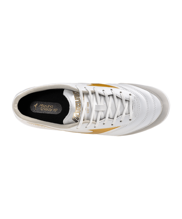 Mizuno Morelia Sala Pro IN Bright Gold Weiß F50 - weiss