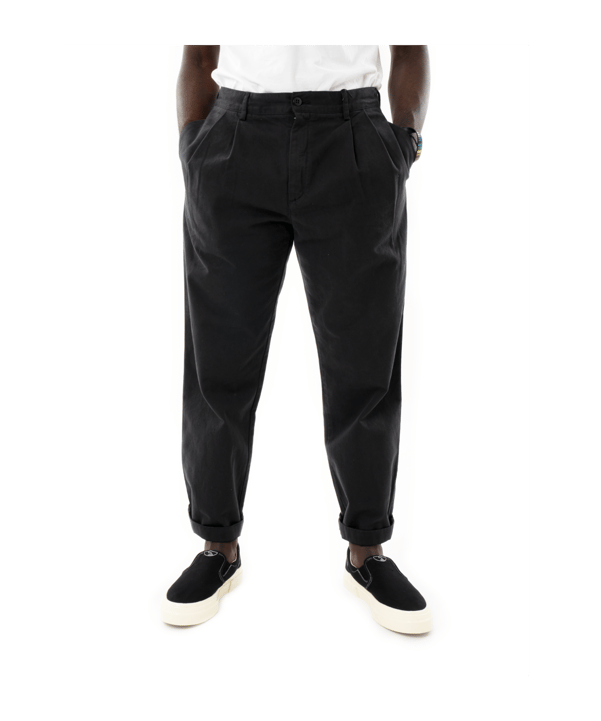 Stan Ray Twill Double Pleat Chino Schwarz - schwarz