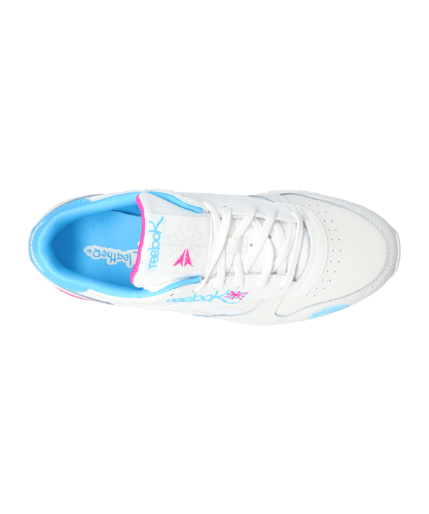 Reebok Classic Leather Damen Weiss Blau - weiss