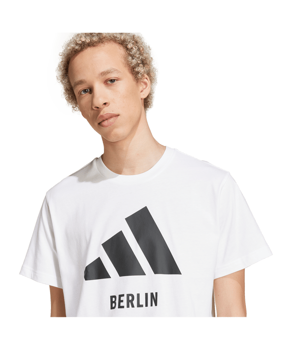 adidas Berlin T-Shirt Weiss - weiss