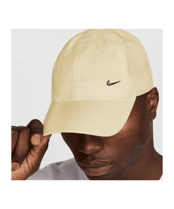 Nike Club Unstructured Metal Cap Weiß F115 - weiss
