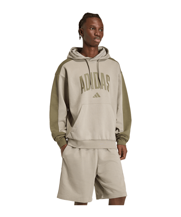 adidas Collegiate Hoody Silber - silber