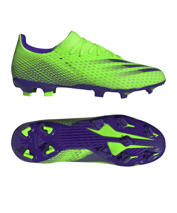 adidas X Ghosted.3 FG Precision to Blur Grün Lila - gruen
