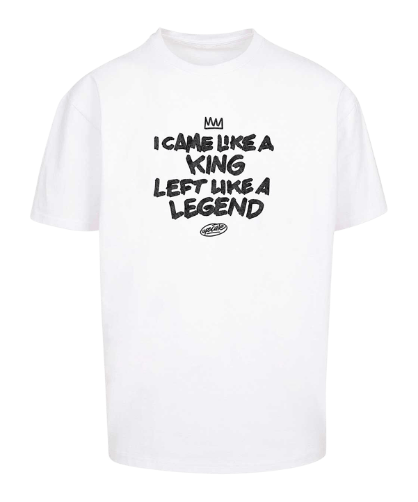 Mister Tee Like A Legend Oversize T-Shirt Weiß - weiss
