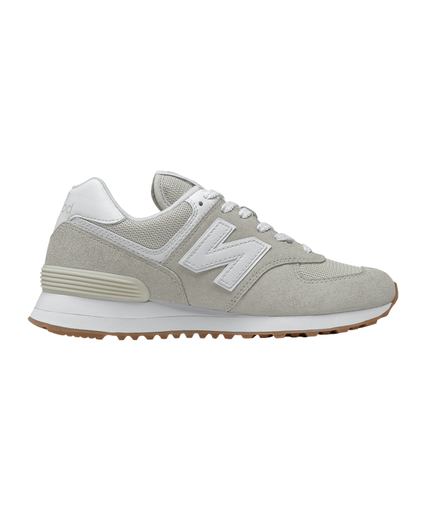 New Balance 574 Damen Beige Weiss FPC2 - silber
