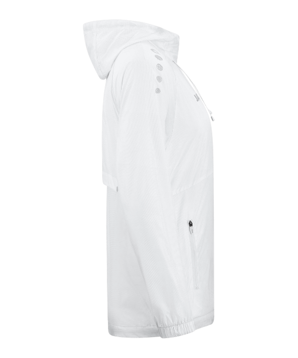 JAKO Flow Lightweight Jacke Kids Weiß F0 - weiss