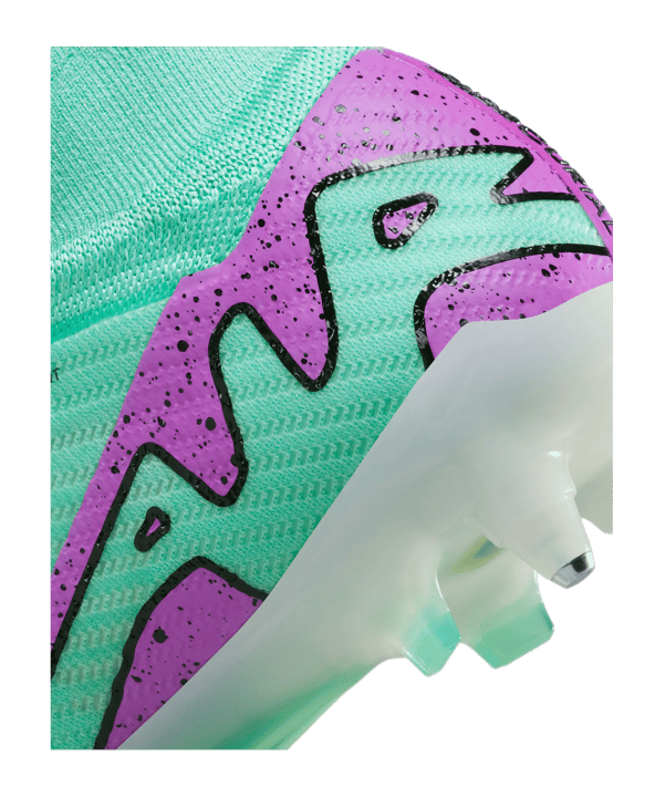 Nike Air Zoom Mercurial Superfly IX Elite SG-Pro AC Peak Ready Grün Pink Schwarz F300 - gruen