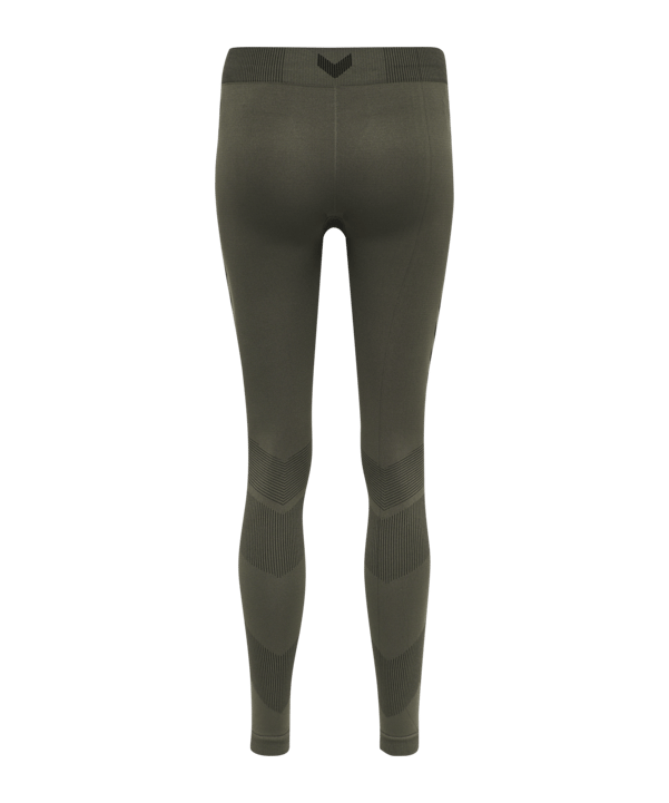 Hummel hmlFIRST Seamless Tight Damen Khaki F6084 - khaki
