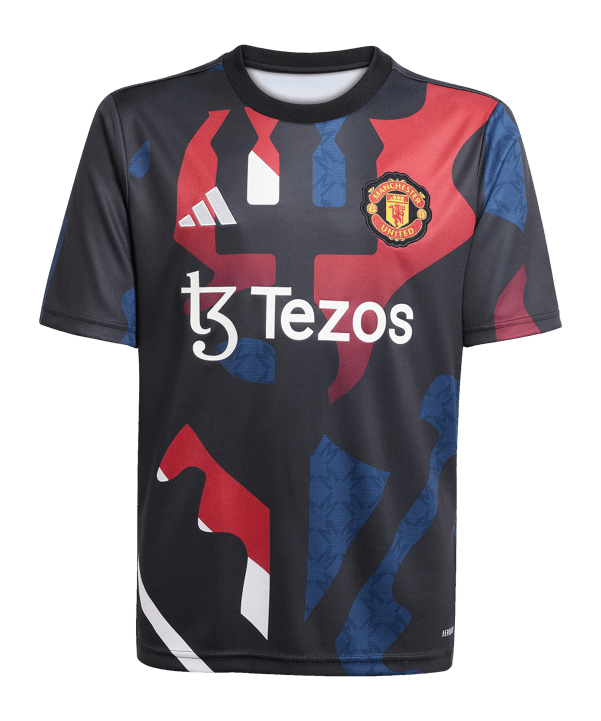adidas Manchester United Prematch Shirt 2024/2025 Kids Schwarz - schwarz