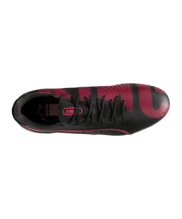 PUMA KING Ultimate FG/AG Teaser Schwarz Rot F01 - schwarz