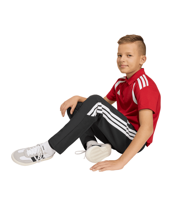 adidas Tiro 26 League Polo Kids Rosso - rosso