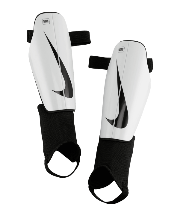Nike Charge Schienbeinschoner Weiss Schwarz F100 - weiss