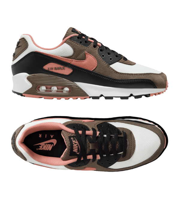 Nike Air Max 90 Weiss Rot F105 - weiss