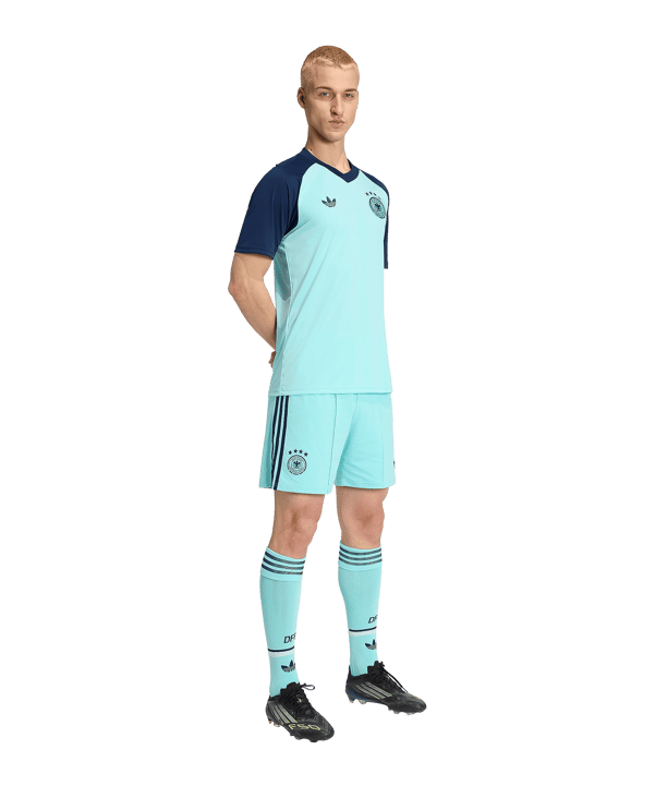 adidas DFB Deutschland Prematch Trikot Away WM 2026 Türkis - tuerkis