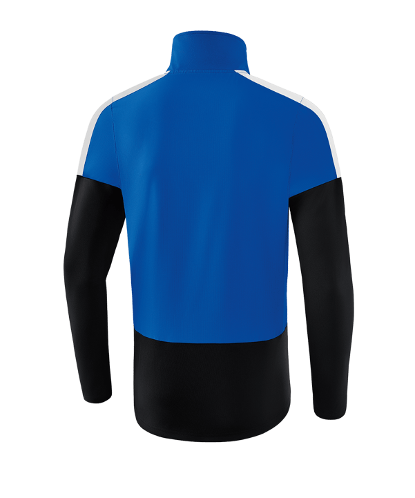 Erima Squad HalfZip Sweatshirt Blau Schwarz - blau