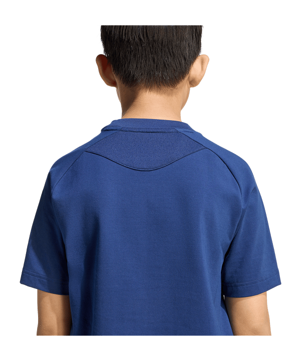 adidas Tiro Travel T-Shirt Kids Dunkelblau - schwarz
