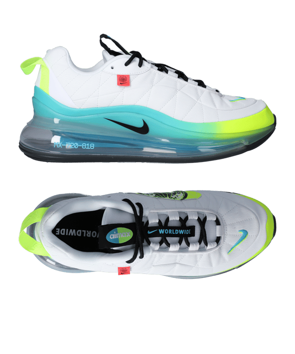Nike Air Max 720 Weiss Grün F100 - weiss