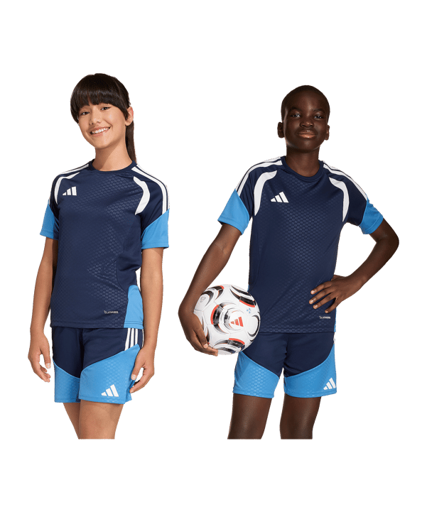 adidas Tiro 26 Competition Maglietta da Allenamento Bambini Blu Scuro - blu