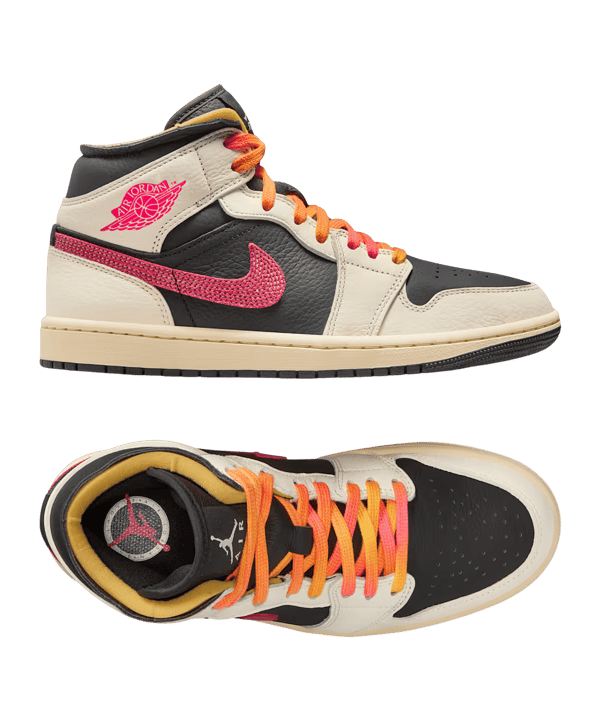 Jordan Air Jordan 1 Mid SE Edge Damen Weiß F107 - weiss