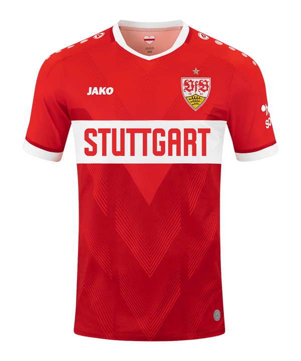 JAKO VfB Stuttgart Trikot Away 2024/2025 Kids Rot F110 - rot