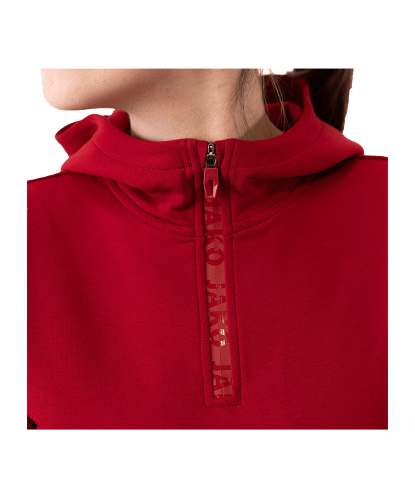 JAKO Pro Casual Hoody Damen Rot F141 - rot