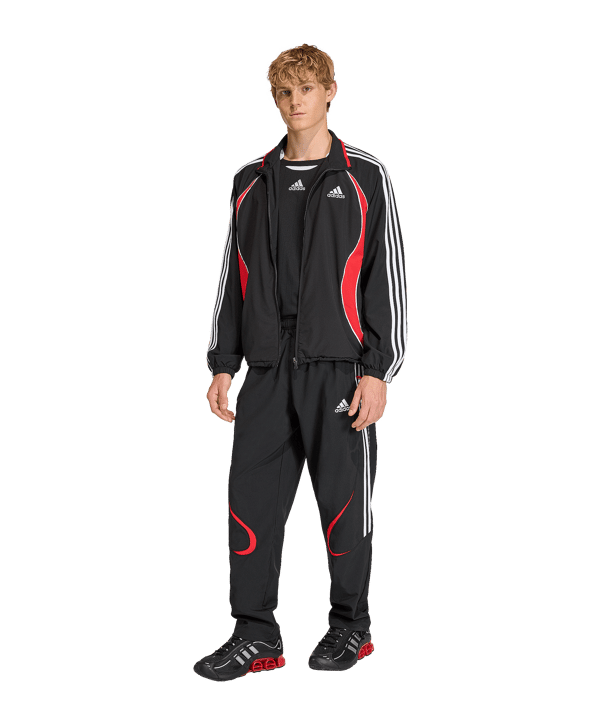 adidas Originals Teamgeist Jacke Schwarz - schwarz