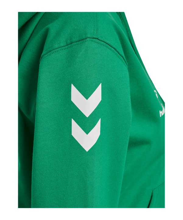 Hummel Go 2.0 Chevron Kapuzenjacke Damen Grün F6235 - gruen