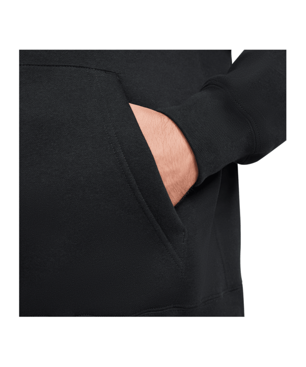 Nike Club Fleece Kapuzensweatshirt Schwarz F010 - schwarz