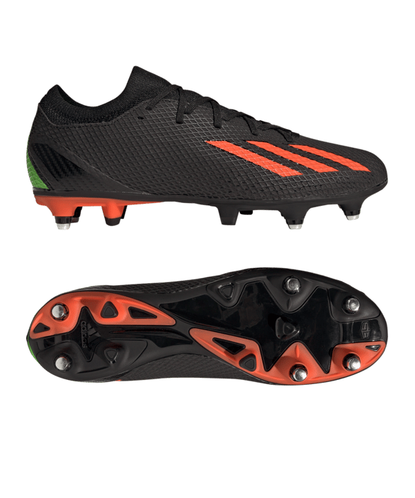 adidas X Speedportal.3 SG Shadowportal Schwarz Rot Grün - schwarz