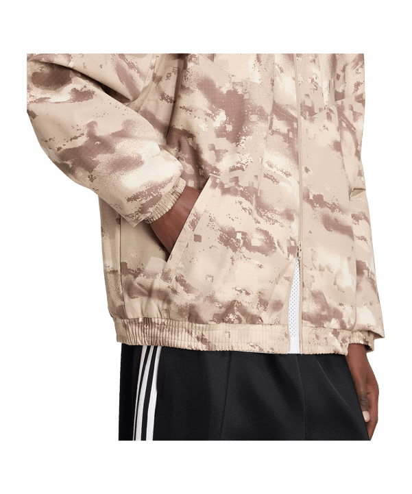 adidas Originals Camo Cutline Track Jacke Beige - beige