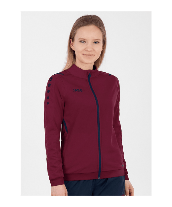 JAKO Challenge Polyesterjacke Damen Rot Blau F132 - rot