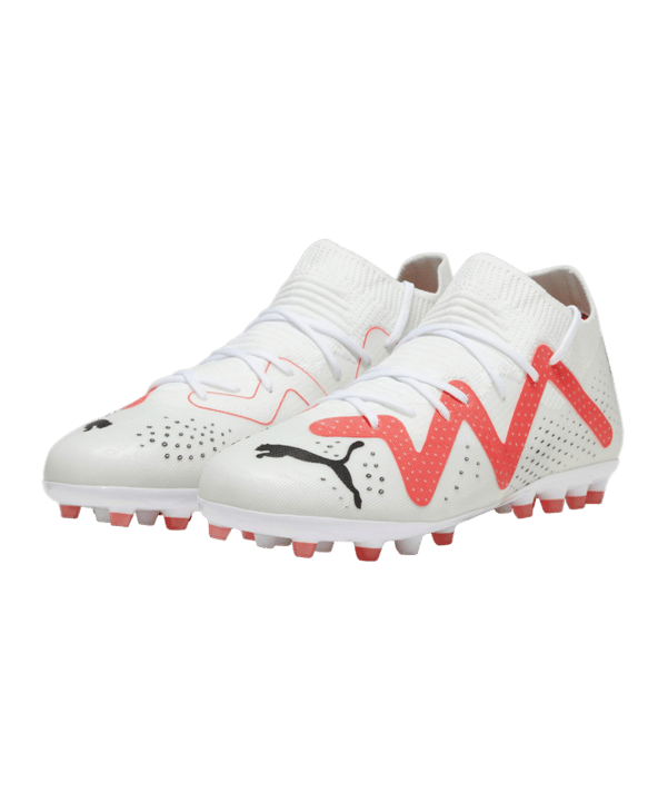 PUMA FUTURE Match MG Breakthrough Jr Kids Weiss Rot Schwarz F01 - weiss