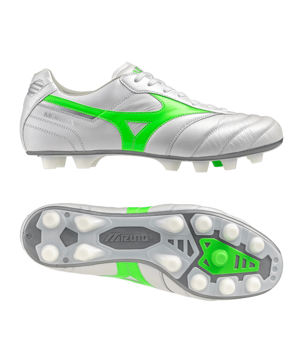 Mizuno Morelia II Elite FG Frontier Weiss Grün F37 - weiss
