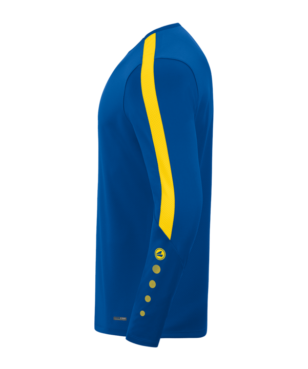 JAKO Power Sweatshirt Kids Blau Gelb F404 - blau