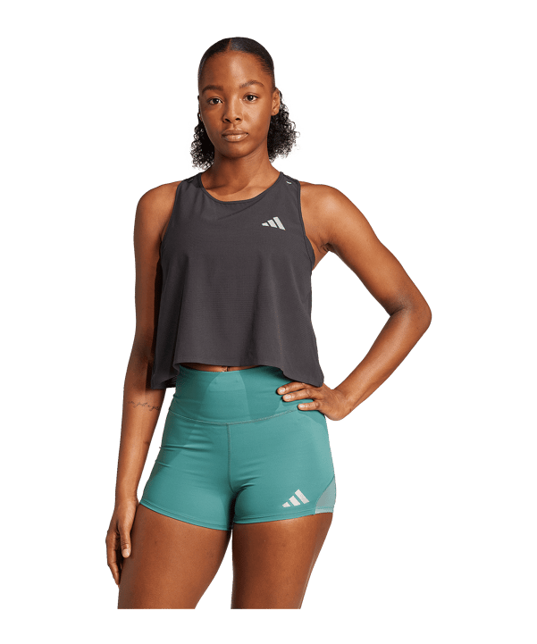 adidas adi365 Crop Top T-shirt Donna Nero - nero